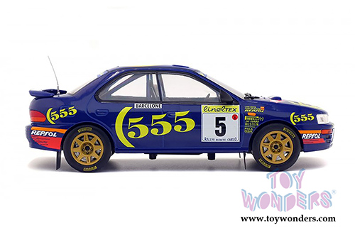 Solido - Subaru Impreza Montecarlo #5 Hardtop (1995, 1/18 scale diecast model car, Blue) S1800802