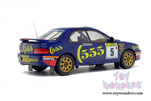 Solido - Subaru Impreza Montecarlo #5 Hardtop (1995, 1/18 scale diecast model car, Blue) S1800802