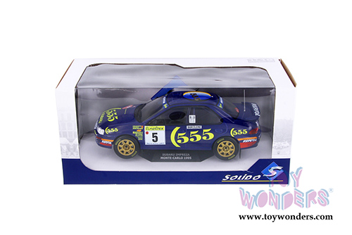 Solido - Subaru Impreza Montecarlo #5 Hardtop (1995, 1/18 scale diecast model car, Blue) S1800802