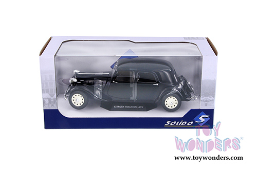 Solido - Citroën Traction 11CV Hardtop (1937, 1/18 scale diecast model car, Black) S1800903