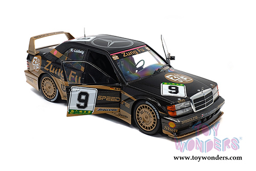 Solido - Mercedes-Benz 190 Evolution II #9 Grand Prix Macau 1991 - K. Ludwig (1991, 1/18 scale diecast model car, Black/Brown) S1801003