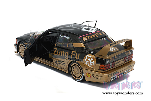 Solido - Mercedes-Benz 190 Evolution II #9 Grand Prix Macau 1991 - K. Ludwig (1991, 1/18 scale diecast model car, Black/Brown) S1801003