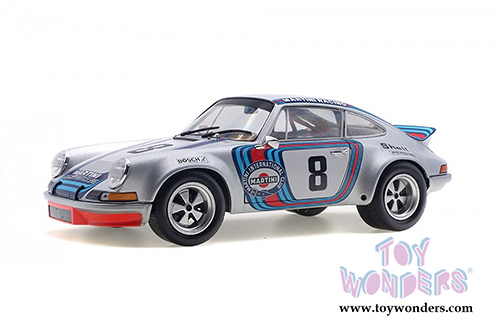 Solido - Porsche 911 RSR 2.7 Targa Florio #8 Martini Racing Hardtop (1973, 1/18 scale diecast model car, Silver) S1801104