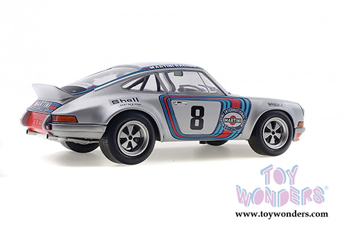 Solido - Porsche 911 RSR 2.7 Targa Florio #8 Martini Racing Hardtop (1973, 1/18 scale diecast model car, Silver) S1801104