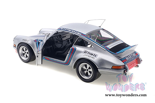 Solido - Porsche 911 RSR 2.7 Targa Florio #8 Martini Racing Hardtop (1973, 1/18 scale diecast model car, Silver) S1801104