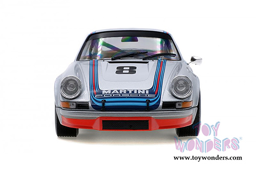 Solido - Porsche 911 RSR 2.7 Targa Florio #8 Martini Racing Hardtop (1973, 1/18 scale diecast model car, Silver) S1801104