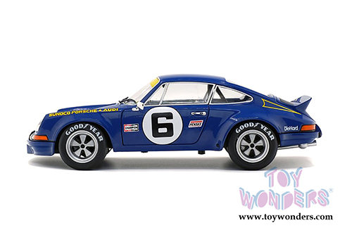 Solido - Porsche 911 RSR 24H of Daytona #6 Sunocco Donohue/Follmer Hardtop (1973, 1/18 scale diecast model car, Blue) S1801105