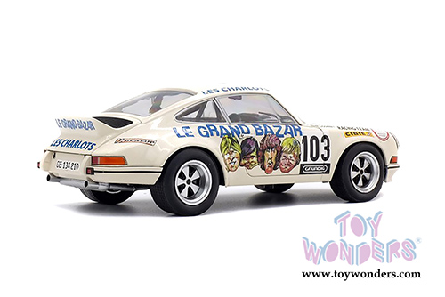 Solido - Porsche 911 RSR 2.7 Le Grand Bazar #103 Hardtop (1973, 1/18 scale diecast model car, Cream) S1801106