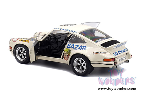 Solido - Porsche 911 RSR 2.7 Le Grand Bazar #103 Hardtop (1973, 1/18 scale diecast model car, Cream) S1801106