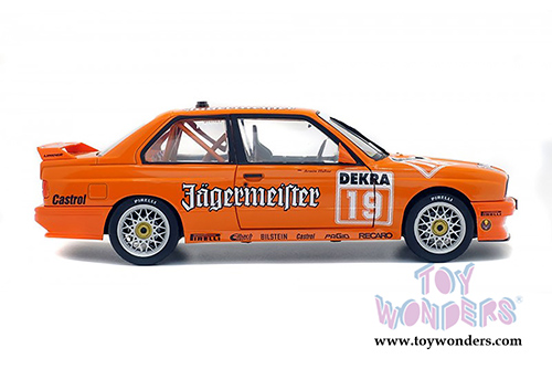 Solido - BMW E30 M3 DTM Hardtop (1992, 1/18 scale diecast model car, Orange) S1801504