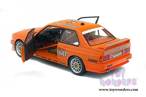 Solido - BMW E30 M3 DTM Hardtop (1992, 1/18 scale diecast model car, Orange) S1801504