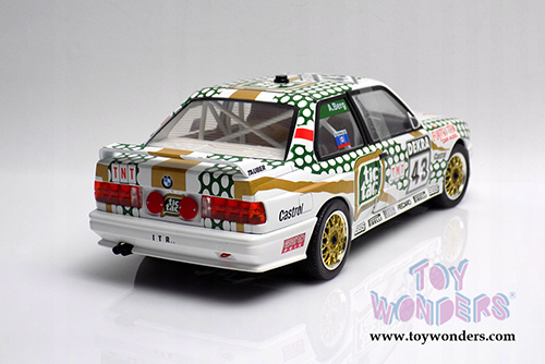 Solido - BMW E30 M3 DTM #43 DTM Allen Berg Hardtop (1991, 1/18 scale diecast model car, White/Green) S1801505