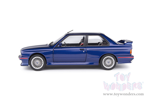 Solido - BMW E30 M3 (1990, 1/18 scale diecast model car, Mauritius Blue) S1801509
