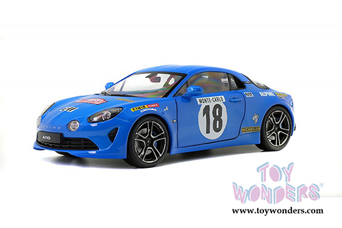 Solido - Alpine A110 #18 Premier Edition - Rallye Monte-Carlo Historique (2018, 1/18 scale diecast model car, Blue) S1801603