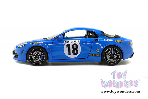 Solido - Alpine A110 #18 Premier Edition - Rallye Monte-Carlo Historique (2018, 1/18 scale diecast model car, Blue) S1801603