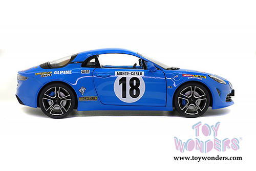 Solido - Alpine A110 #18 Premier Edition - Rallye Monte-Carlo Historique (2018, 1/18 scale diecast model car, Blue) S1801603