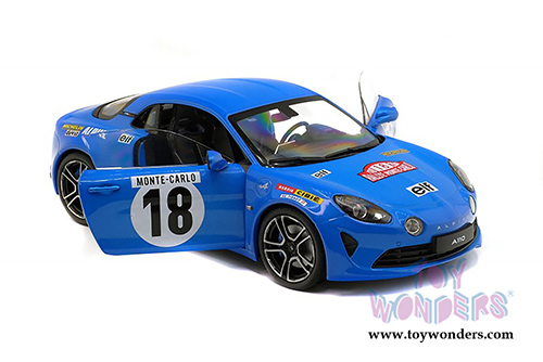 Solido - Alpine A110 #18 Premier Edition - Rallye Monte-Carlo Historique (2018, 1/18 scale diecast model car, Blue) S1801603
