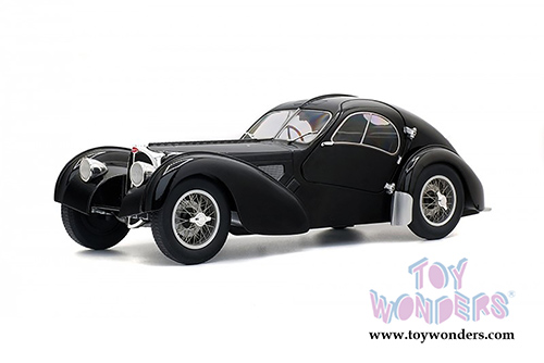Solido - Bugatti Type 57 SC Atlantic Hardtop (1937, 1/18 scale diecast model car, Black) S1802101