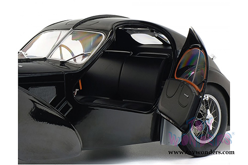 Solido - Bugatti Type 57 SC Atlantic Hardtop (1937, 1/18 scale diecast model car, Black) S1802101