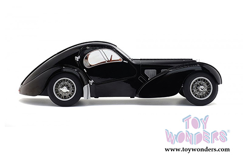 Solido - Bugatti Type 57 SC Atlantic Hardtop (1937, 1/18 scale diecast model car, Black) S1802101