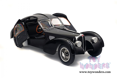 Solido - Bugatti Type 57 SC Atlantic Hardtop (1937, 1/18 scale diecast model car, Black) S1802101