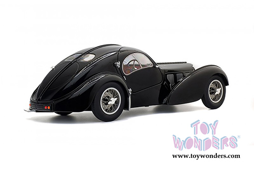 Solido - Bugatti Type 57 SC Atlantic Hardtop (1937, 1/18 scale diecast model car, Black) S1802101