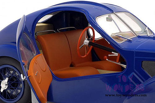 Solido - Bugatti Type 57 SC Atlantic Hardtop (1937, 1/18 scale diecast model car, Blue) S1802103