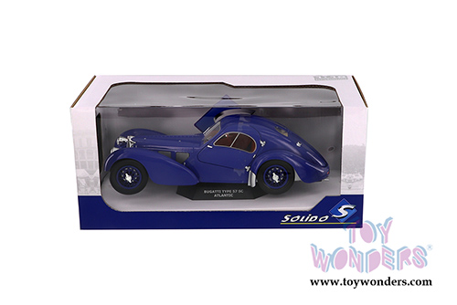 Solido - Bugatti Type 57 SC Atlantic Hardtop (1937, 1/18 scale diecast model car, Blue) S1802103