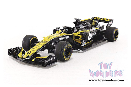 Solido - F1 Renault RS Launch Version (2018, 1/18 scale diecast model car, Black/Yellow) S1802401