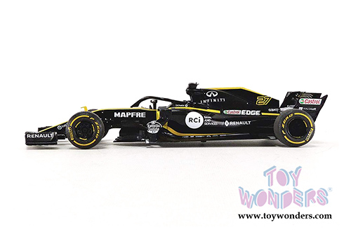Solido - F1 Renault RS Launch Version (2018, 1/18 scale diecast model car, Black/Yellow) S1802401