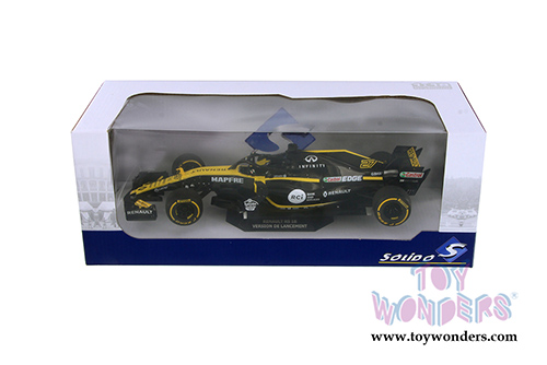 Solido - F1 Renault RS Launch Version (2018, 1/18 scale diecast model car, Black/Yellow) S1802401
