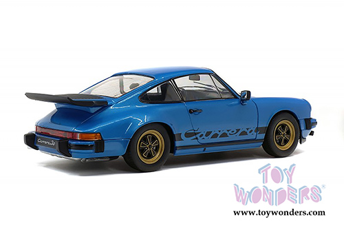 Solido - Porsche 911 Carrera 3.0 Coupe (1984, 1/18 scale diecast model car, Minerva Blue) S1802601