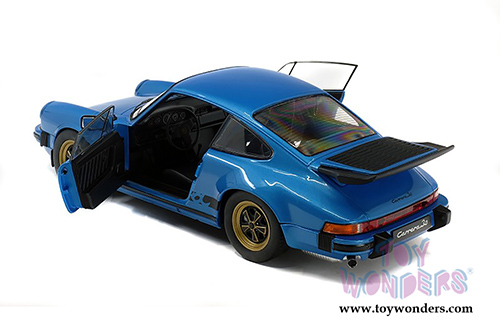 Solido - Porsche 911 Carrera 3.0 Coupe (1984, 1/18 scale diecast model car, Minerva Blue) S1802601