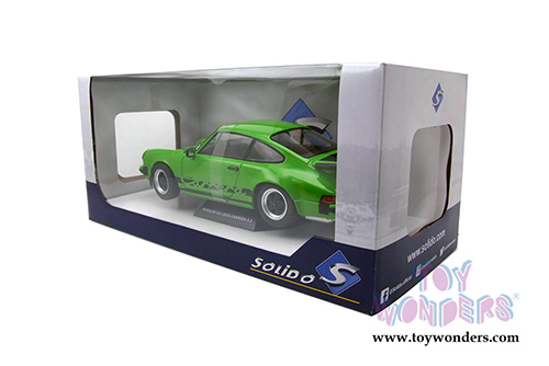 Solido - Porsche 911 Carrera 3.2 Hardtop (1984, 1/18 scale diecast model car, Green) S1802603