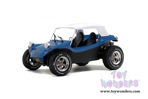 Solido - Buggy Meyers Manx Soft Top (1970, 1/18 scale diecast model car, Blue/White) S1802701