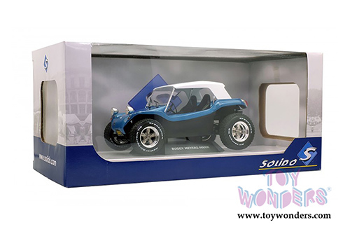 Solido - Buggy Meyers Manx Soft Top (1970, 1/18 scale diecast model car, Blue/White) S1802701