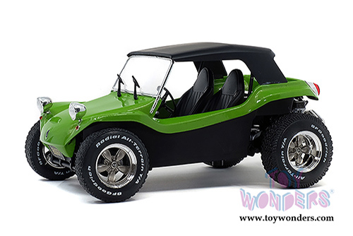 Solido - Buggy Meyers Manx Soft Roof (1968, 1/18 scale diecast model car, Green/Black) S1802703