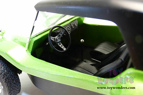 Solido - Buggy Meyers Manx Soft Roof (1968, 1/18 scale diecast model car, Green/Black) S1802703