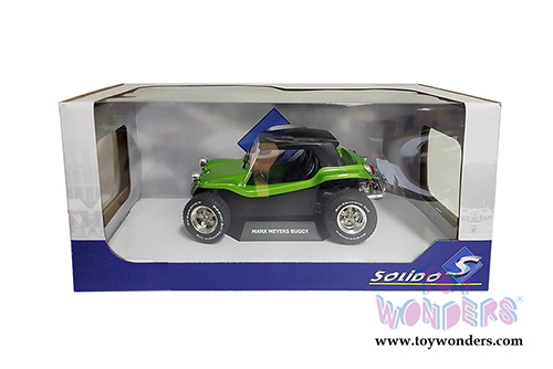 Solido - Buggy Meyers Manx Soft Roof (1968, 1/18 scale diecast model car, Green/Black) S1802703