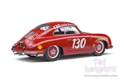 Solido Competition - Porsche 356 Pre-A #130 James Dean Tribute (1953, 1/18 scale diecast model car, Red) S1802804