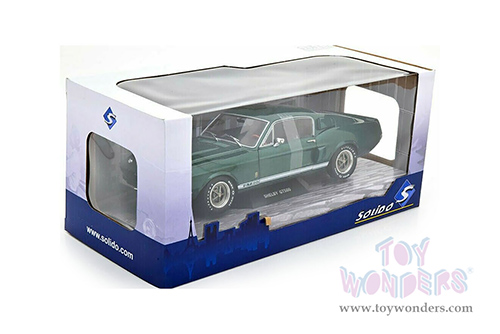 Solido - Shelby Mustang GT500 Hardtop (1967, 1/18 scale diecast model car, Dark Highland Green) S1802904