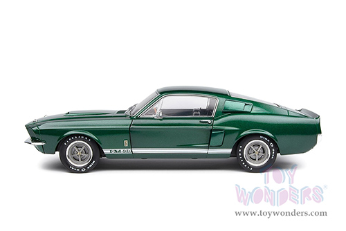Solido - Shelby Mustang GT500 Hardtop (1967, 1/18 scale diecast model car, Dark Highland Green) S1802904