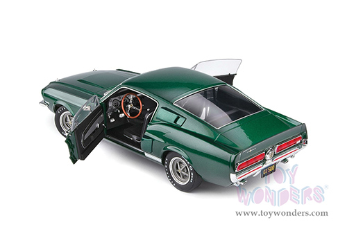 Solido - Shelby Mustang GT500 Hardtop (1967, 1/18 scale diecast model car, Dark Highland Green) S1802904