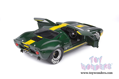 Solido Competition - Ford GT40 MK.1 #61 - Jim Clark Ford Performance Collection (1966, 1/18 scale diecast model car, Green/Yellow) S1803004