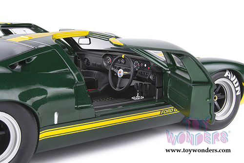 Solido Competition - Ford GT40 MK.1 #61 - Jim Clark Ford Performance Collection (1966, 1/18 scale diecast model car, Green/Yellow) S1803004