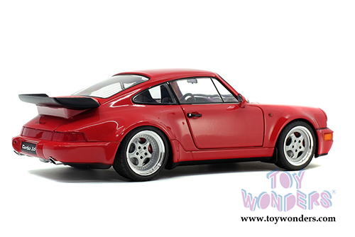 Solido - Porsche 964 911 Turbo Hardtop (1990, 1/18 scale diecast model car, Red) S1803402