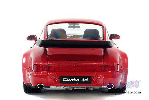 Solido - Porsche 964 911 Turbo Hardtop (1990, 1/18 scale diecast model car, Red) S1803402