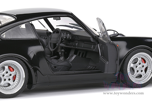 Solido - Porsche 911 (964) Turbo 3.6 Hardtop (1993, 1/18 scale diecast model car, Black) S1803404