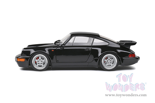 Solido - Porsche 911 (964) Turbo 3.6 Hardtop (1993, 1/18 scale diecast model car, Black) S1803404