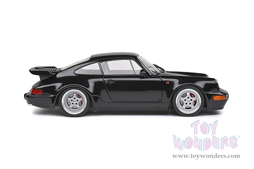 Solido - Porsche 911 (964) Turbo 3.6 Hardtop (1993, 1/18 scale diecast model car, Black) S1803404